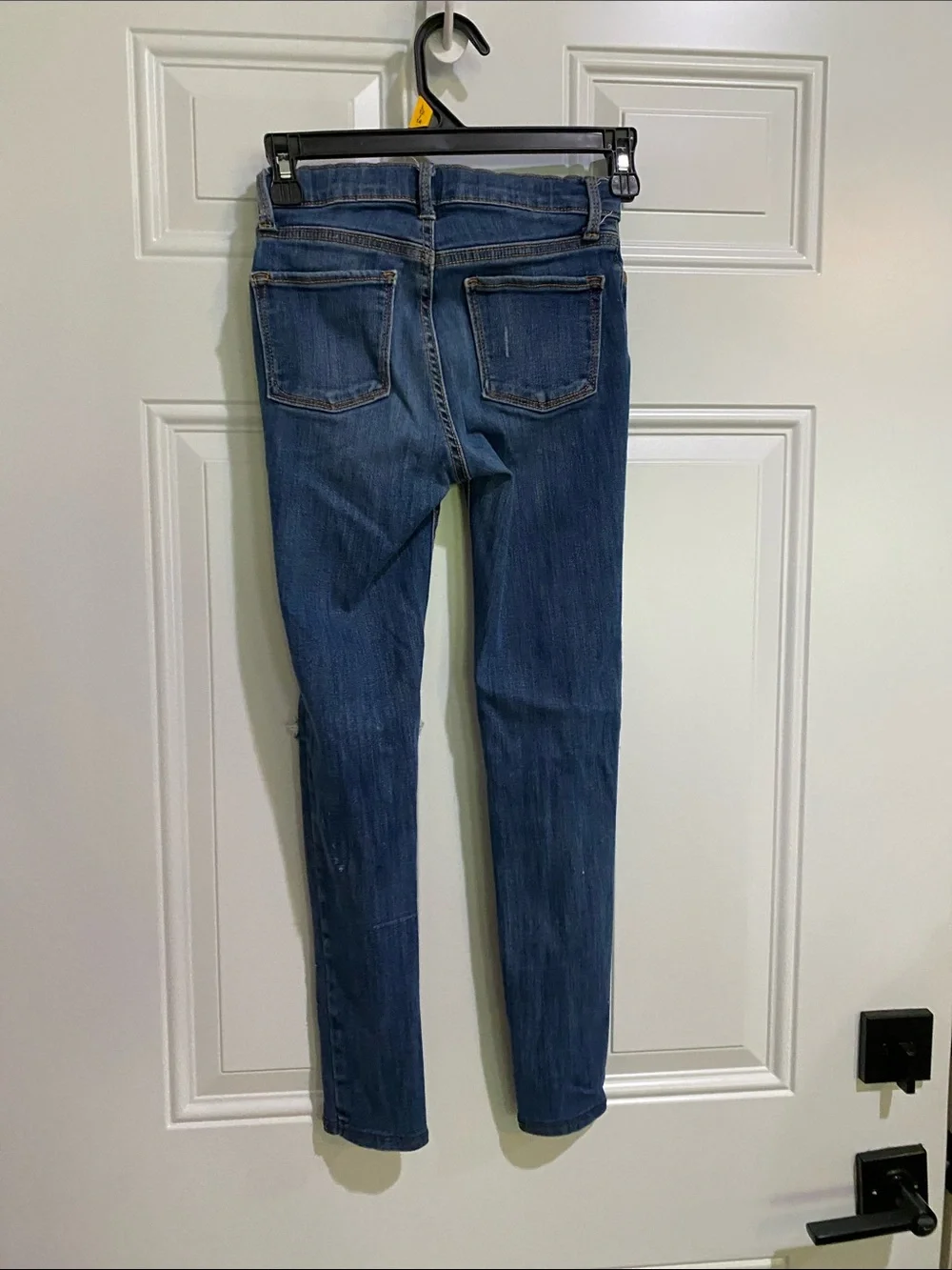 Old Navy Medium Blue Ripped Skinny Jeans
